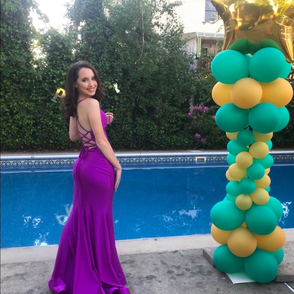 Magenta Jessica Angel Prom Dress